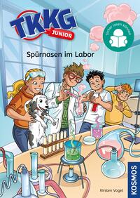 Vorderes Coverbild TKKG Junior, 3, Spürnasen im Labor
