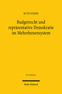 Vorderes Coverbild Budgetrecht und repräsentative Demokratie im Mehrebenensystem
