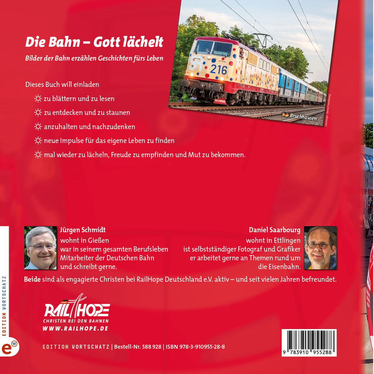 Rückseitencover Die Bahn – Gott lächelt
