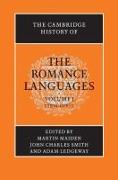 The Cambridge History of the Romance Languages: Volume 1, Structures