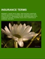 Insurance terms