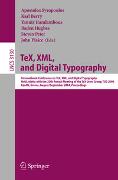 TeX, XML, and Digital Typography