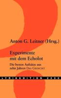 Experimente mit dem Echolot