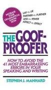 Vorderes Coverbild Goof Proofer