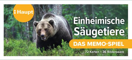 Einheimische Säugetiere  –  das Memo-Spiel