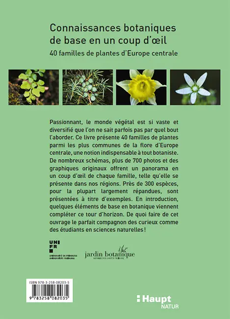 Beispielinhalt (Bild) Connaissances botaniques de base en un coup d'oeil