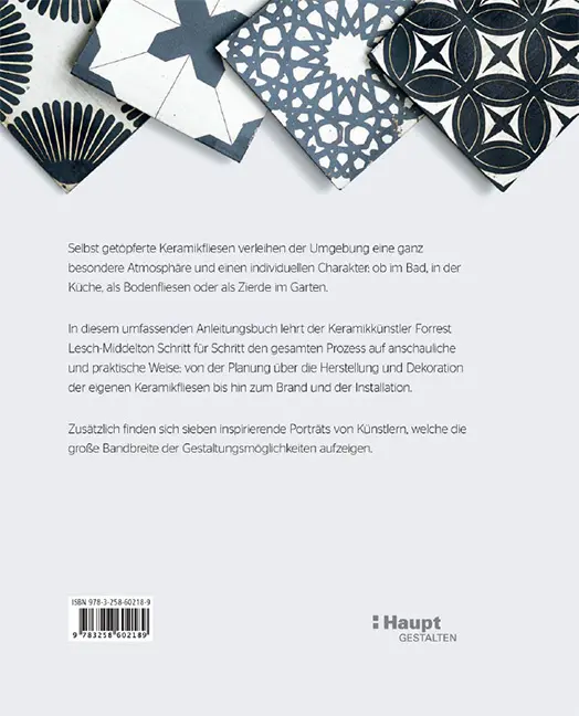 Beispielinhalt (Bild) Handgemachte Fliesen aus Keramik
