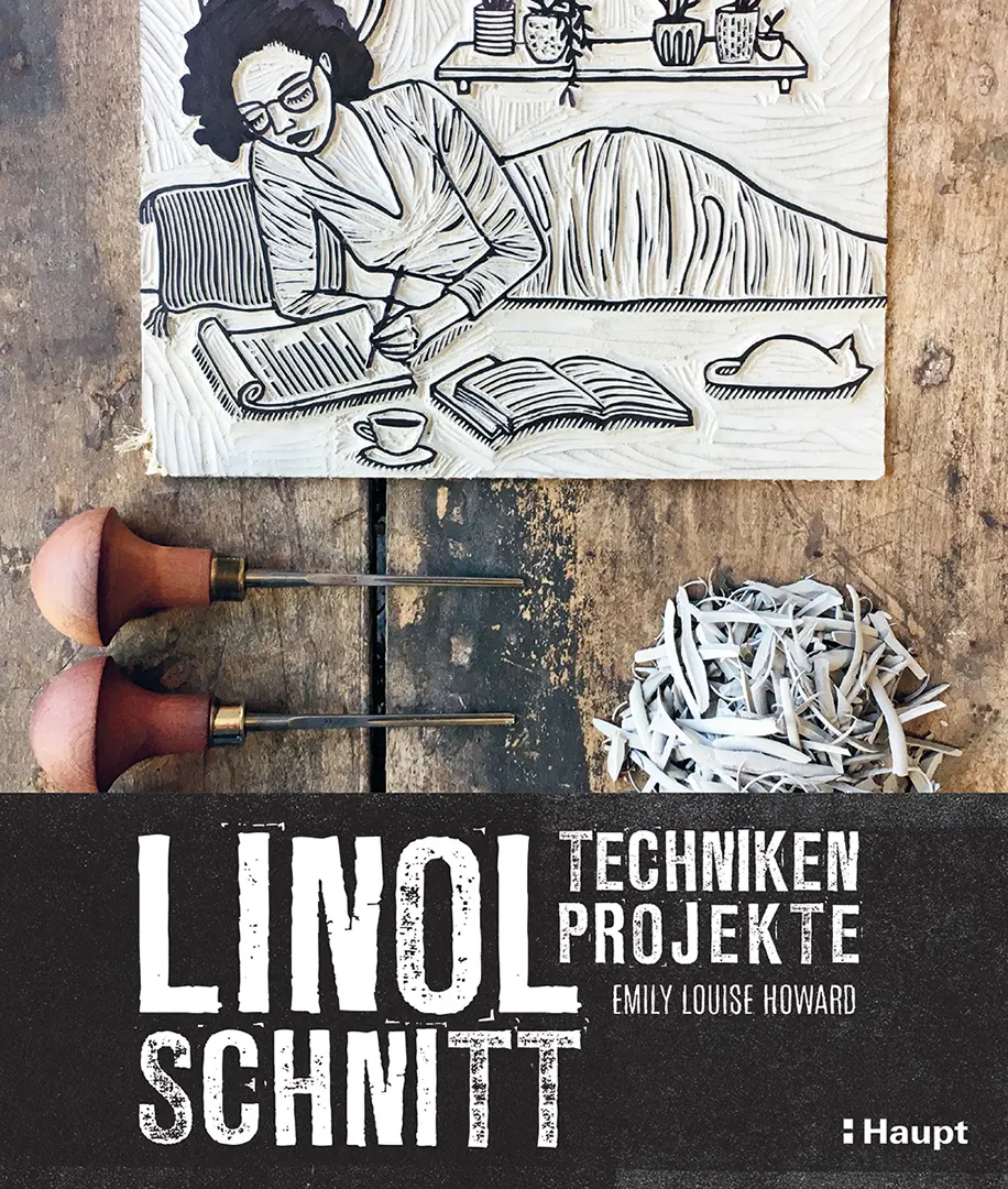 Vorderes Coverbild Linolschnitt - Techniken und Projekte