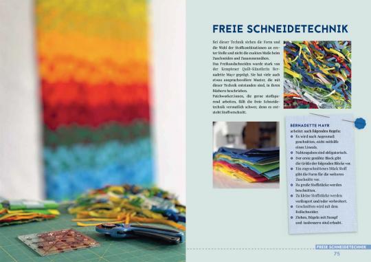 Beispielinhalt (Bild) Patchworken und Quilten