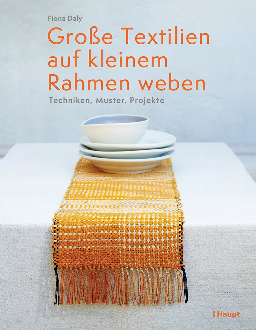 Vorderes Coverbild Große Textilien auf kleinem Rahmen weben