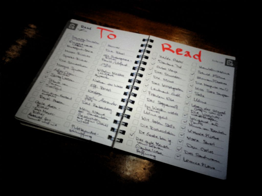 Die seitenlange To-read-Liste