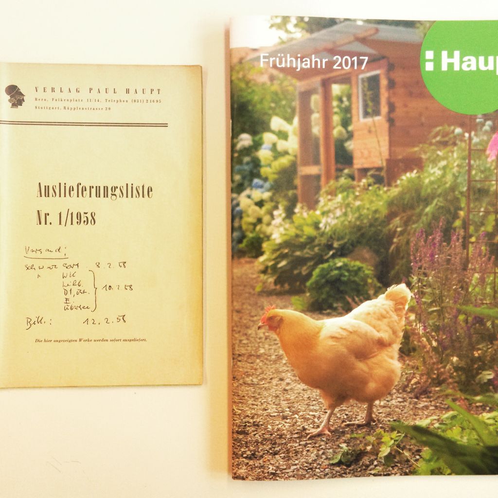 Verlagsvorschau: früher vs. heute